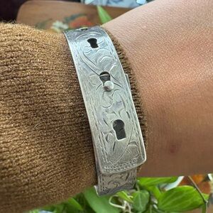 Antique Sterling belt bracelet